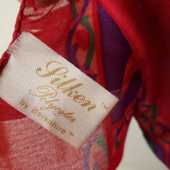 Vintage Berkshire Floral Fruit Scarf - Picture 3 of 4